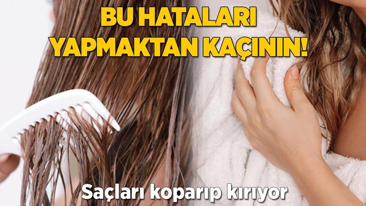 Saçları tel tel kopartan hata! Duş sonrası tarak süren yandı, geniş dişli en iyisi