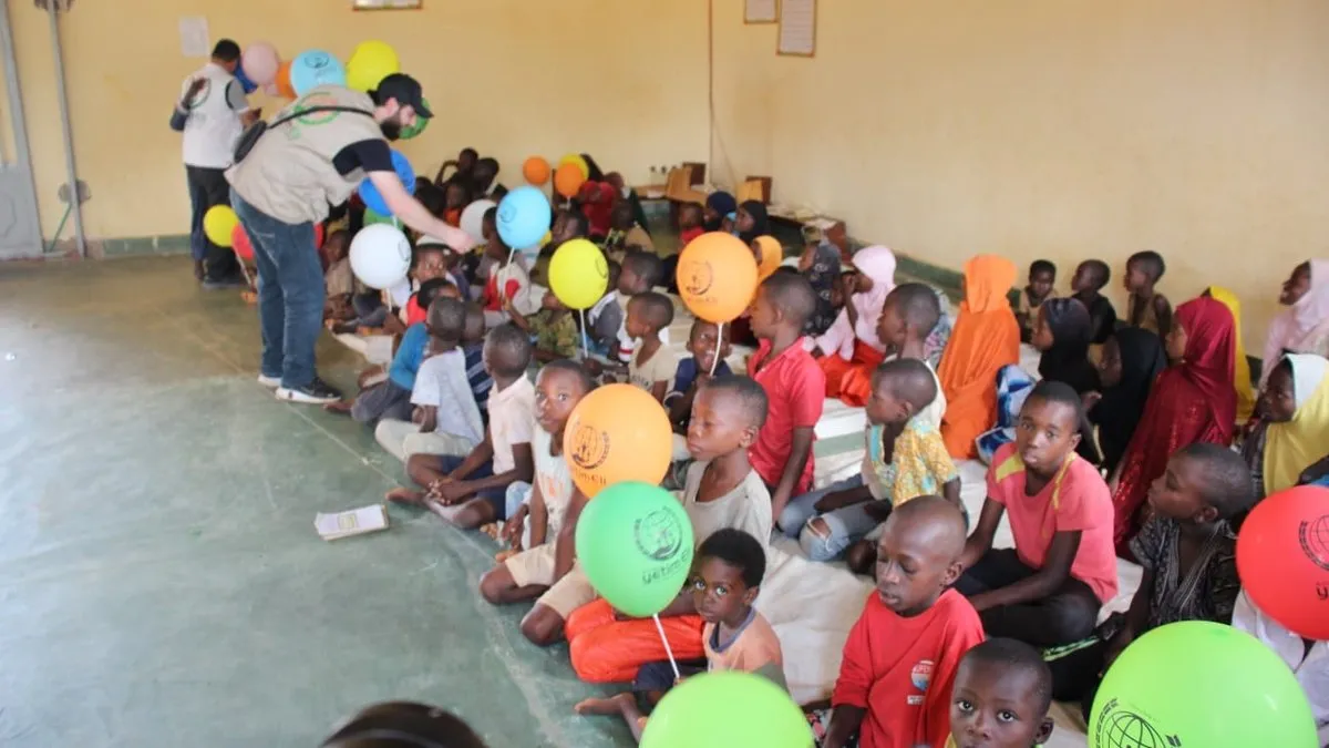 Avrupa Yetim Eli Derneği gönüllüleri, Burundi’de yardımlarıyla gönülleri ısıttı